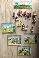 Disney Figuren Set, Mickey und seine Freunde,Ü-Ei, 4 kleine Puzzle 