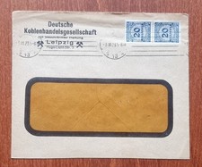 2x Mi. 319AWa auf Postkarte aus Colditz vom 4.11.23 =23.TP  nur 3 Tage möglich!