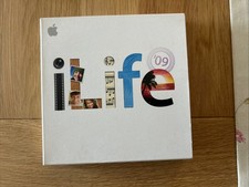Apple iLife '09 iPhoto iMovie GarageBand iDVD Box DVD