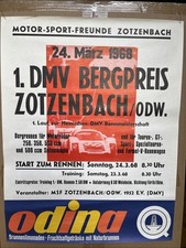 Plakat Bergrennen Zotzenbach 1968