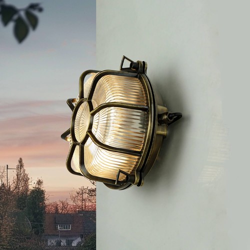 Garten außenlampe messing - außenlampe,