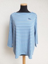 Blau weiß Streifen Pullover Shirt von Street One, Gr. 44