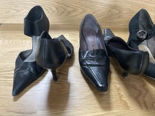 4 Paar Damenschuhe Pumps Gr. 38 Gebraucht & Getragen