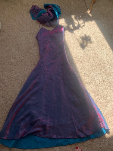 Kleid mit stola und - kleid,
