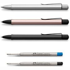 FABER CASTELL Kugelschreiber Hexo B rose silber schwarz | Ersatzmine [wählbar]