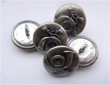 5 Posthorn - Knöpfe Knopf