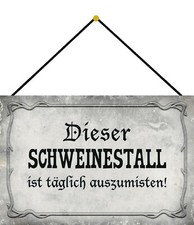 Blechschild 20x30 Diesen