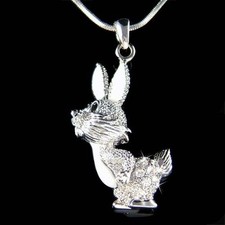 Osterhase mit swarovski - osterhase,