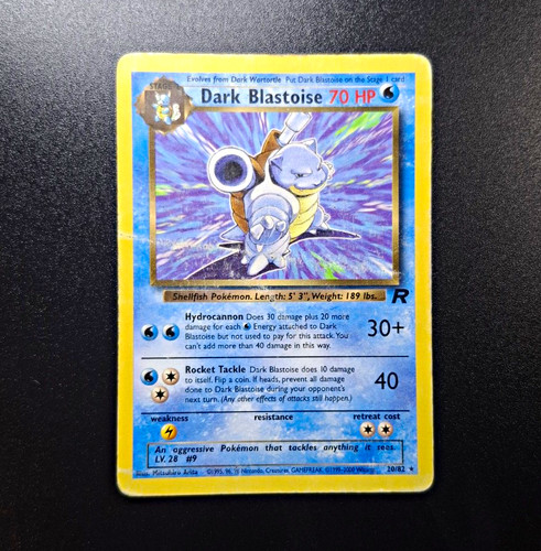 Pokémon tcg dark blastoise - blastoise, /
