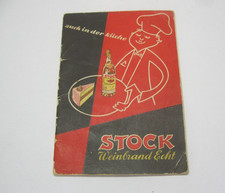 Rezeptheft STOCK Weinbrand Echt - auch in der Küche