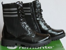 REMONTE Stiefeletten Boots Gr. 5 oder 38 Reißverschluss Schnürung Wechselfußbett