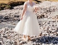 Hochzeitskleid Gr. 48