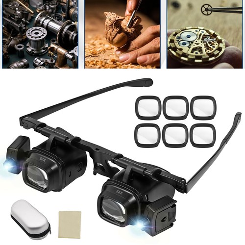 Lupenbrille mit led - mit, licht