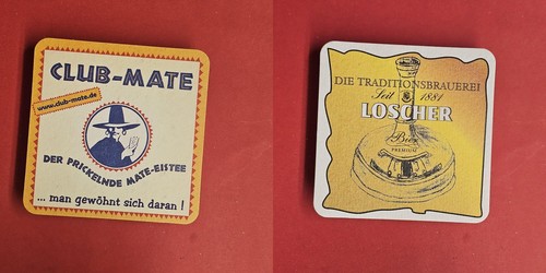 Loscher club mate - loscher, club-mate…man