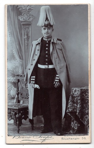 Cdv foto soldat - cdv,