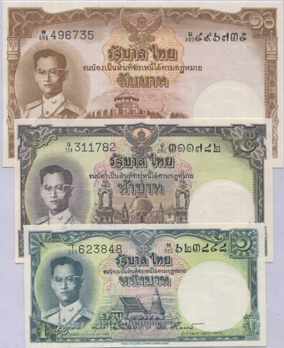 Thailand set unc 10 baht - unc, 1