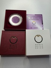 ÖSTERREICH - 25 Euro 2005 *** 50 JAHRE FERNSEHEN *** Silber Niob