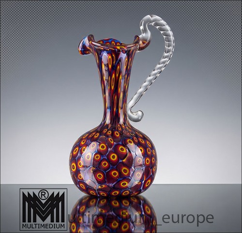 Murano millefiori glas vase - murano,