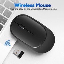 Maus ergonomisch Kabellos Wireless Funkmaus 2.4Ghz 1600 dpi Laptop PC Maus Mouse
