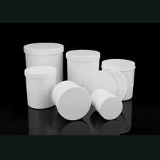 250 ml Kunststoffdose Schraubdosen Schraubdose Runddose Labor weiss