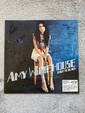 Amy Winehouse Back To Black Signed Vinyl LP Autograph Autogramm