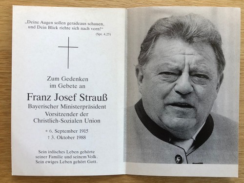 Sterbebild von franz josef - sterbebild,