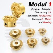 Zahnrad Kegelrad aus Messing