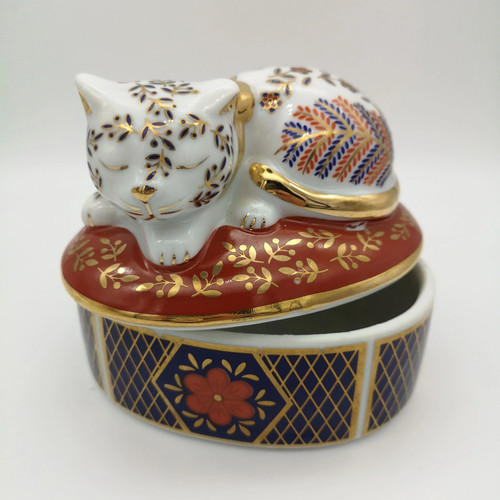 Japanische imari schmuckdose - japanische, imari-schmuckdose
