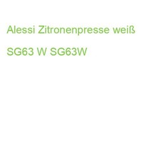 Alessi Zitronenpresse weiß