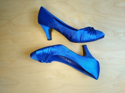 Halbhohe blaue pumps queentina - blaue,