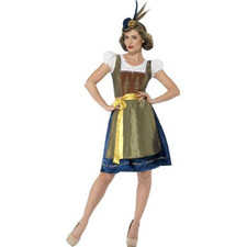 Smiffys Heidi Trachten bayrisch Damen Oktoberfest Kostüm Tracht