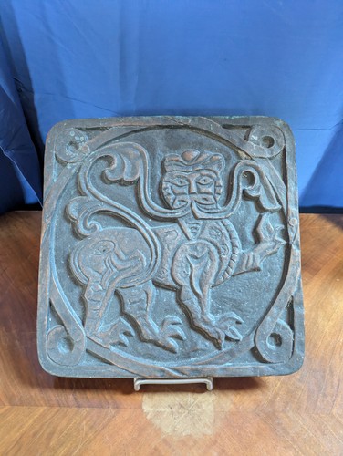 Wandbehang gusseisen relief - wandbehang, gusseisen-relief