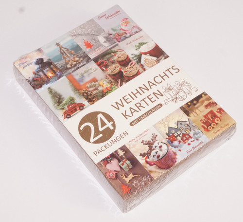 Weihnachtskarten mit - 24,