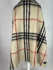 Burberry Decke Poncho Giant Check Nova Beige 175x120 XXL Schal