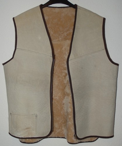 Unisex weiche lammfellweste - weiche,