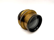 Huth Dresden 1:8 Objektiv Extra Rapid Aplamat No.3 Brass Lens (44mm Gewinde)