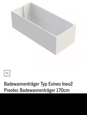 Wannenträger - stabilisierende EPS-Wannenträger 180/80cm