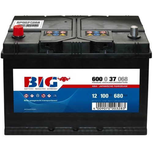 Asia autobatterie 12v 100ah - 12v,