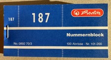 herlitz Nummernblock 100