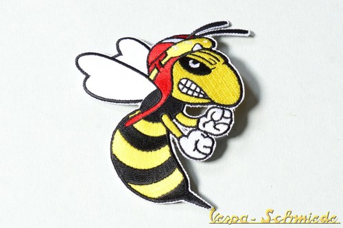 Vespa aufnäher böse wespe - "böse, wespe"