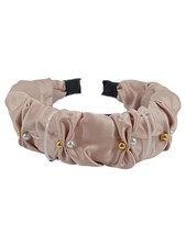 LACURA Damen Haarreif Beige Perlen Juwel Akzente Feminin Alltag