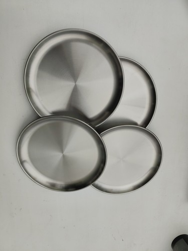 Edelstahl teller 23cm set - 23cm, für