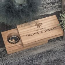 Ringetui aus Holz und Leder