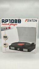 Fenton RP108B Halbautomatischer Plattenspieler  Riemenantrieb Audio Out #KT459D