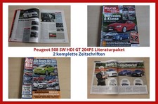 Peugeot 508 SW HDI GT 204PS Literaturpaket - 2 komplette Zeitschriften