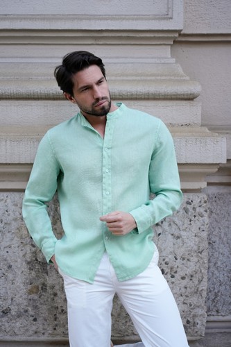 1stamerican herren leinenhemd - herren,