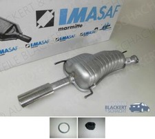 IMASAF ESD Auspuff Endtopf für Opel Astra G Cabrio+Coupe 2.0 16V Turbo+2.0 OPC