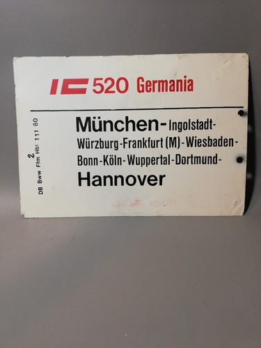 Zuglaufschild metall 520 - metall, ic