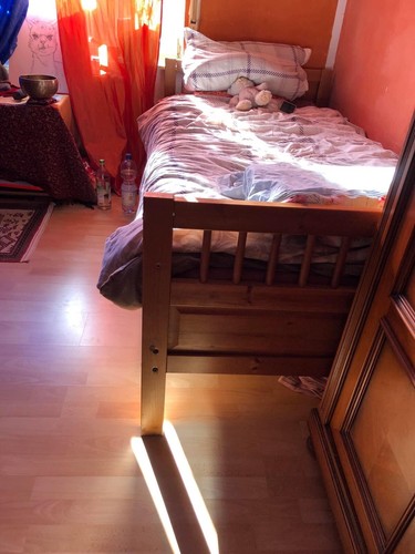 Einzelbett holz ohne matratze - einzelbett, holz,