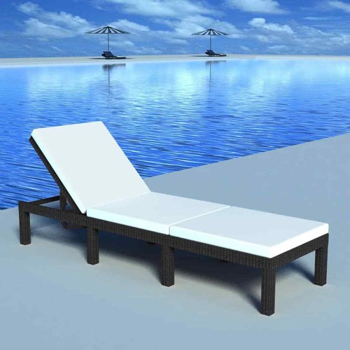 Sonnenliege poly rattan - poly,